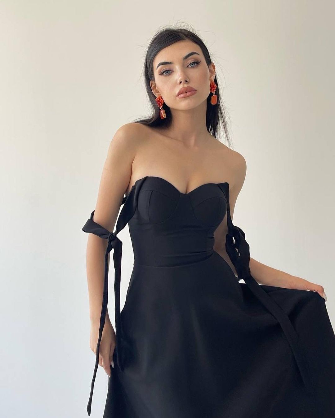 Robe Longue Noire sophistication 