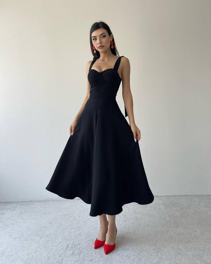 Robe Longue Noire chic