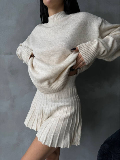 Ensemble pull et jupe  cosy 