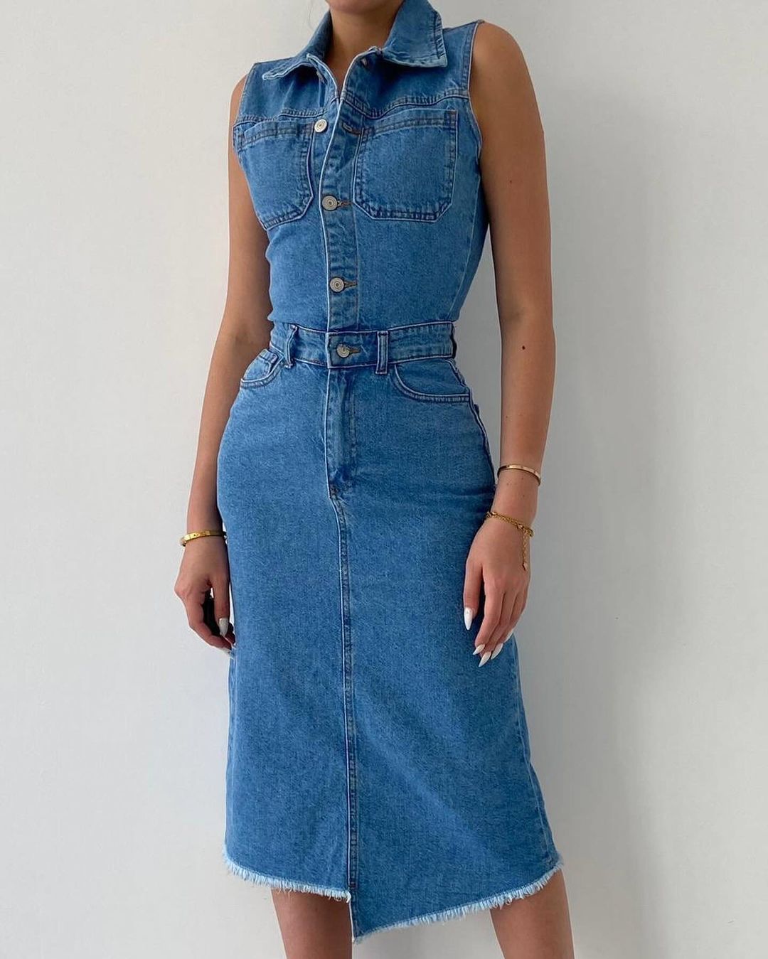 Robe en Denim