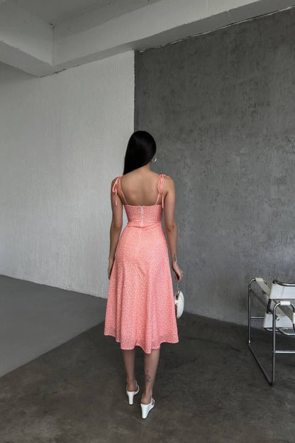 robe bustier cœur élégante dos