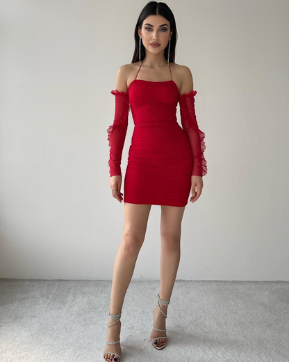 robe rouge vif