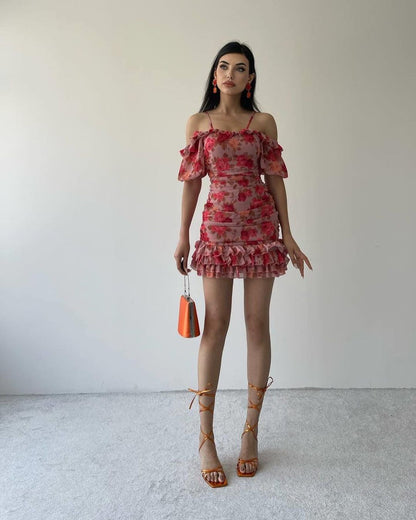 robe florale look romantique femme