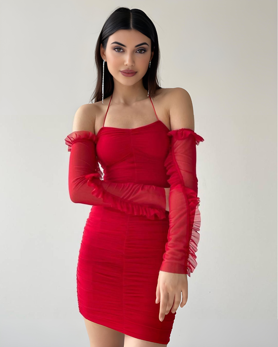 robe rouge soiree